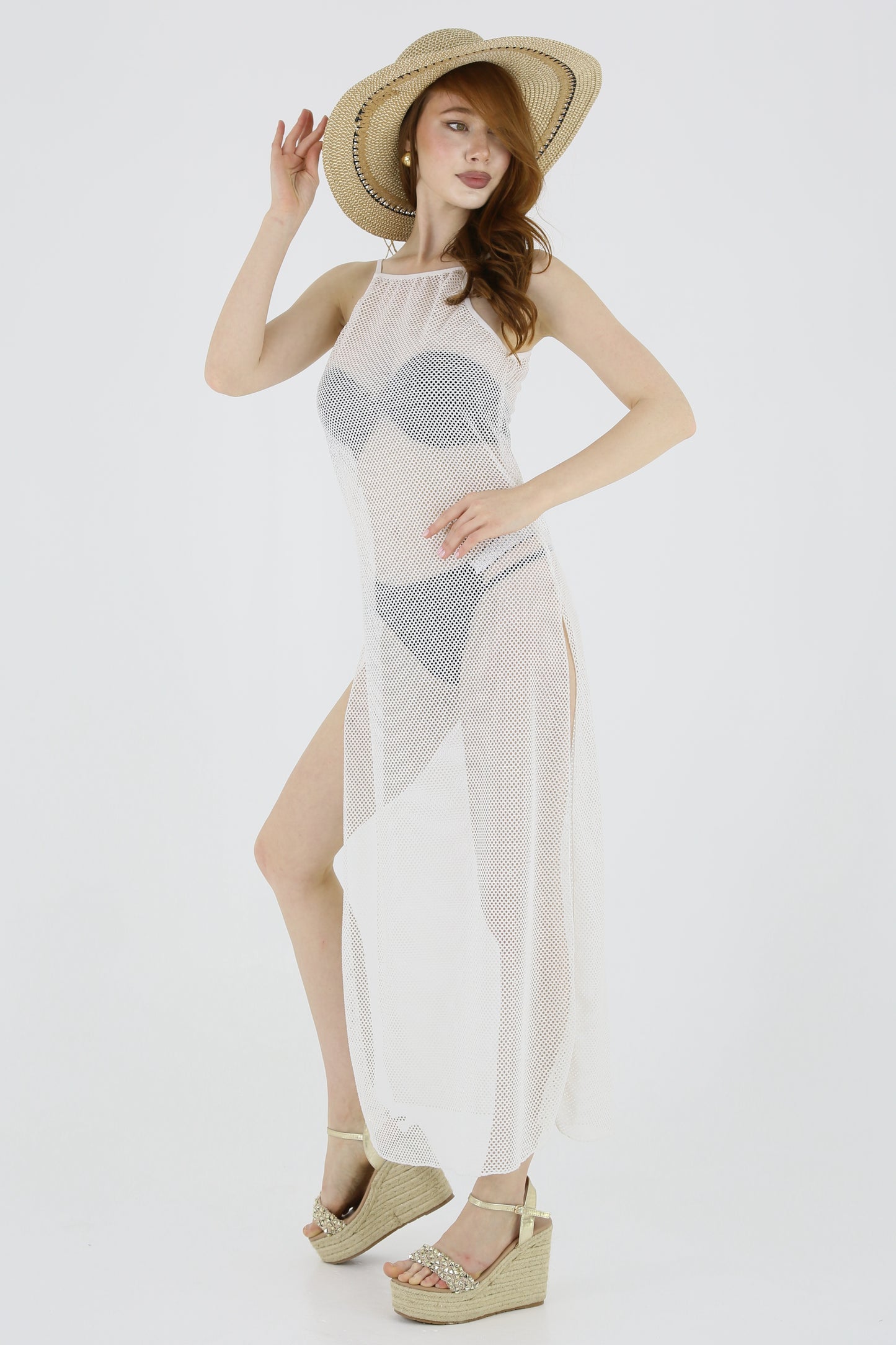 Fishnet Maxi Cover-Up