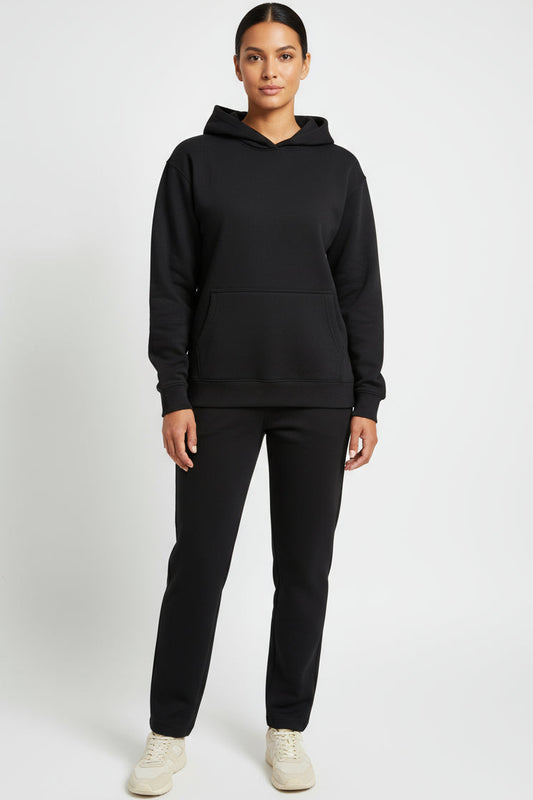Hoodie + Straight Leg Sweat Pants Sets