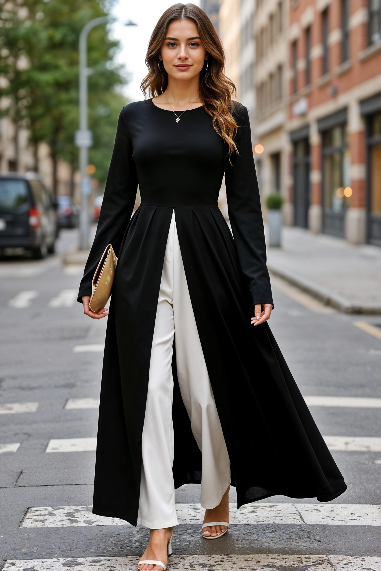 Long-Sleeved Tunic Top