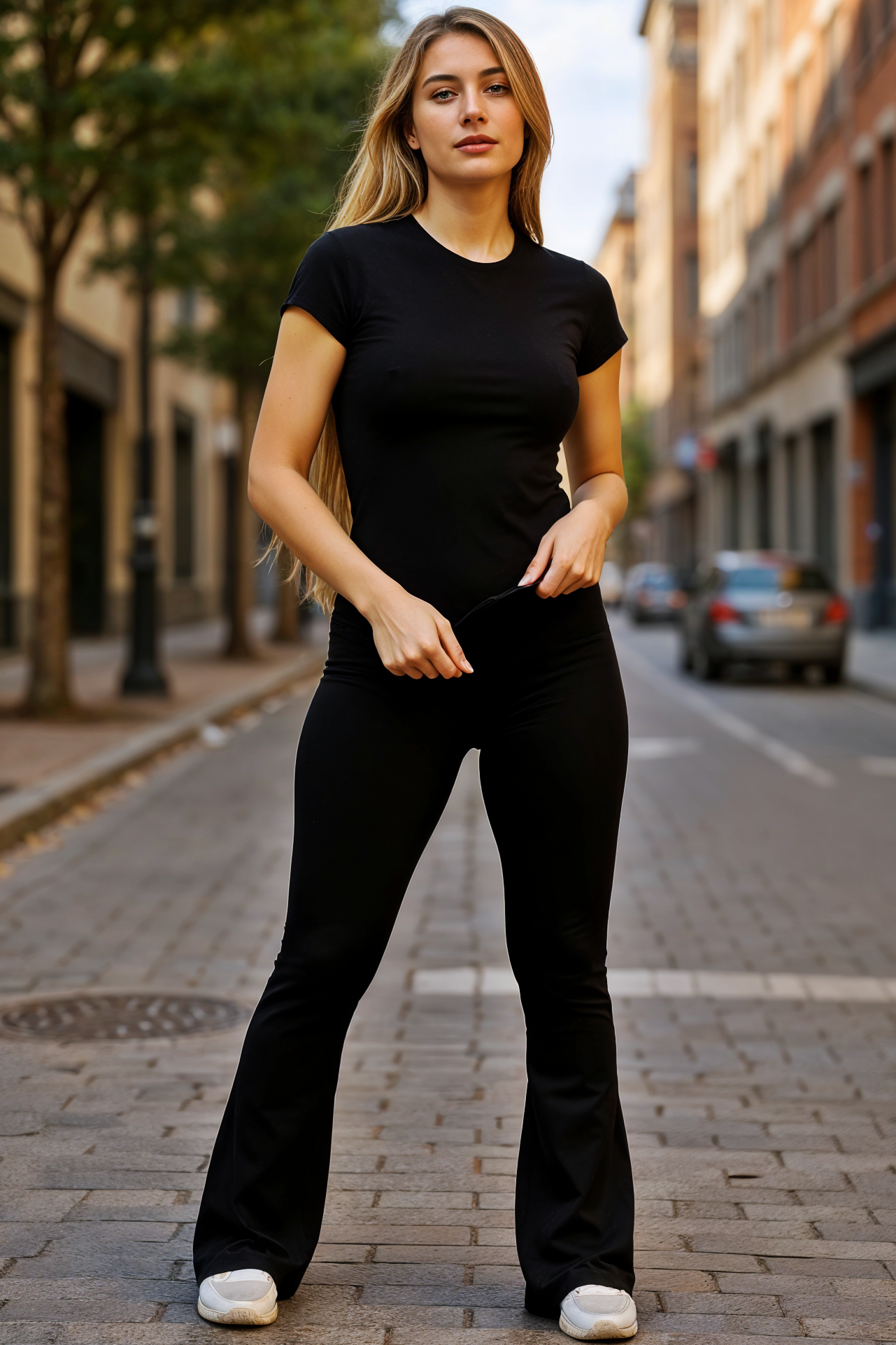 Set Yoga Pants + Baby Tee