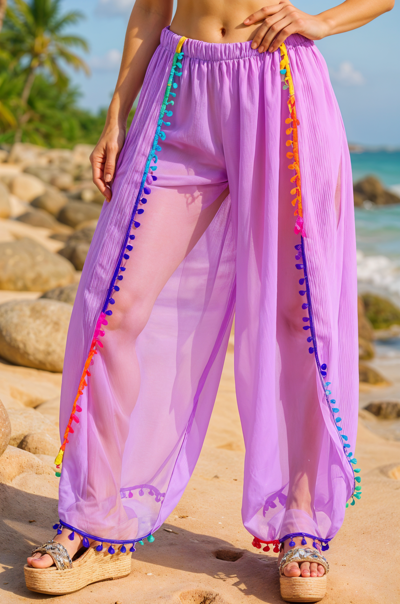Sunlight Pompom Pants