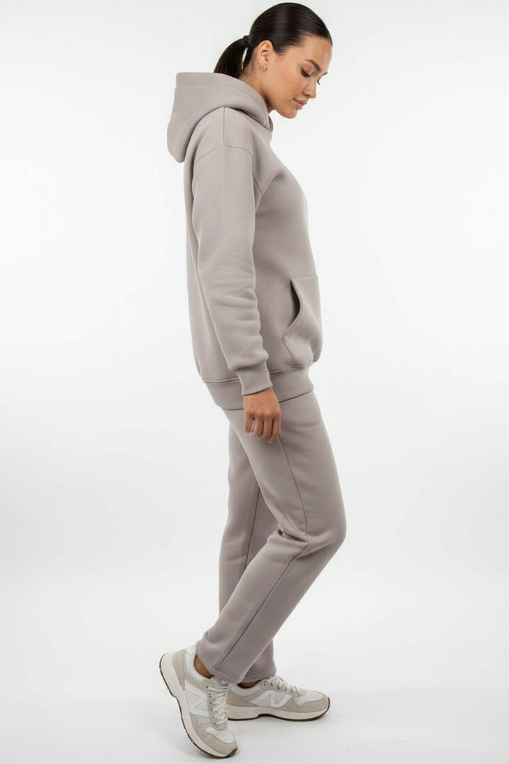 Hoodie + Straight Leg Sweat Pants Sets
