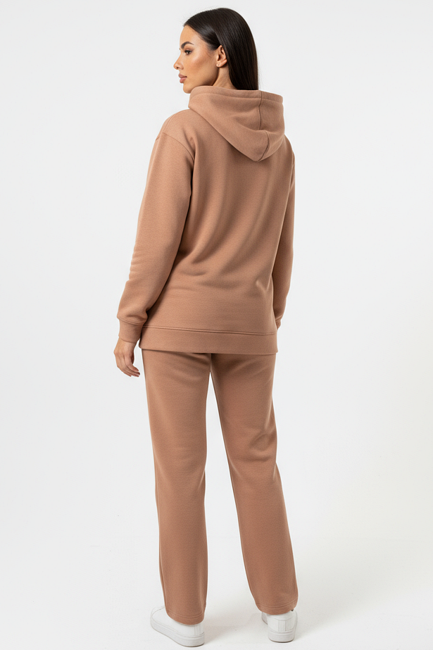 Hoodie + Straight Leg Sweat Pants Sets