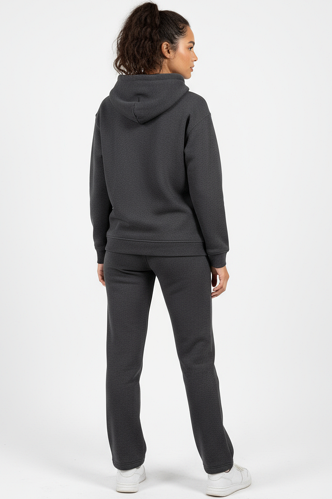 Hoodie + Straight Leg Sweat Pants Sets