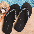 Mosaic Black flip flop