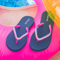 Zigzag Navy flip flop