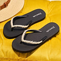 Pearl Black flip flop