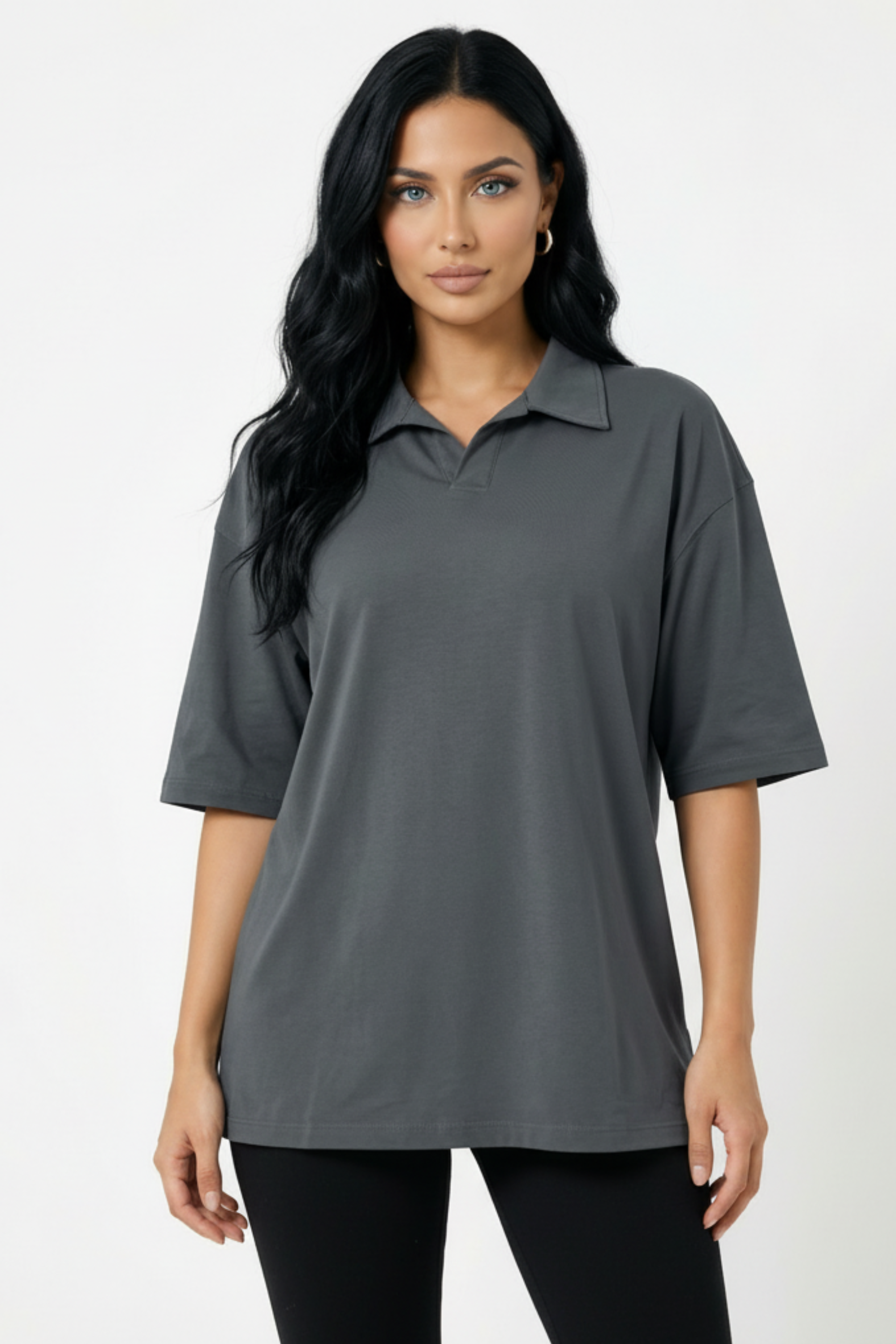 Collar Oversized T-shirt