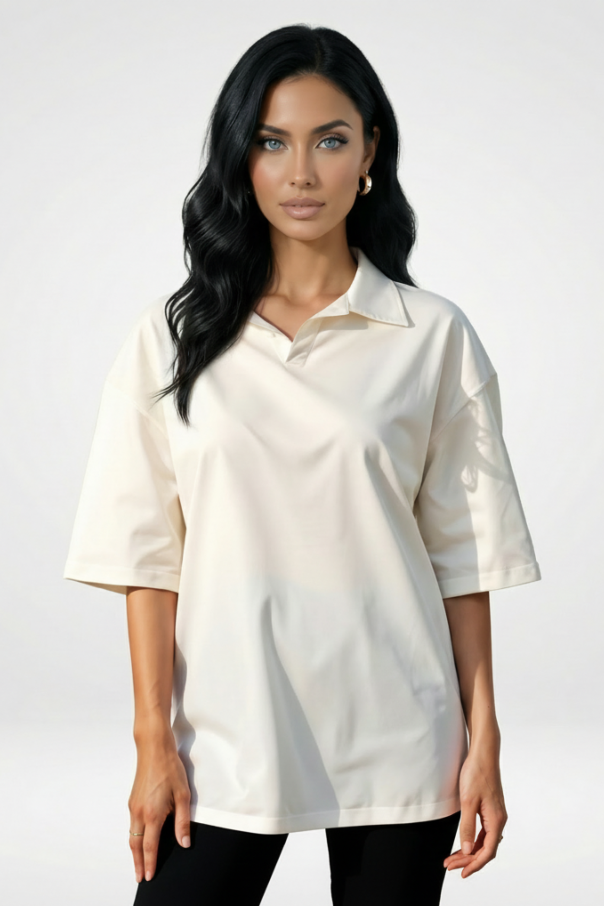 Collar Oversized T-shirt