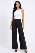 High-waisted Side Lace Pants