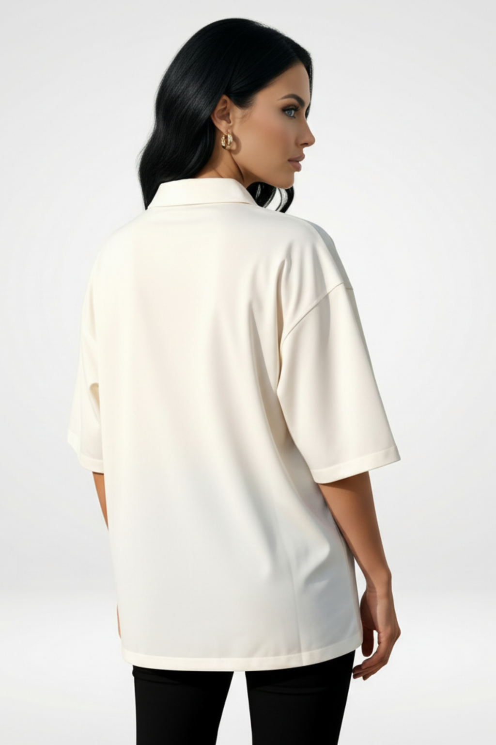 Collar Oversized T-shirt