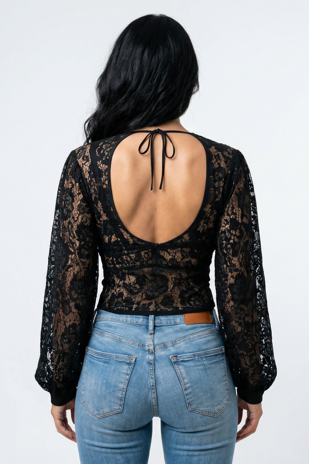 Noir Lace Blouson