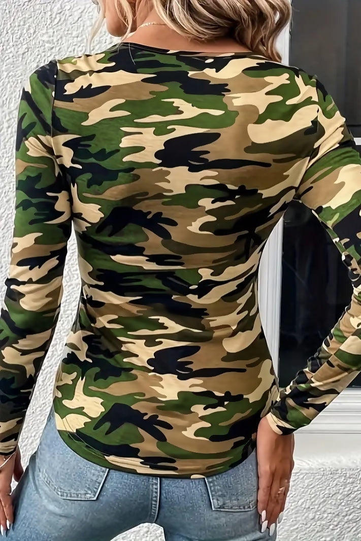 Camo Long-Sleeve Tee