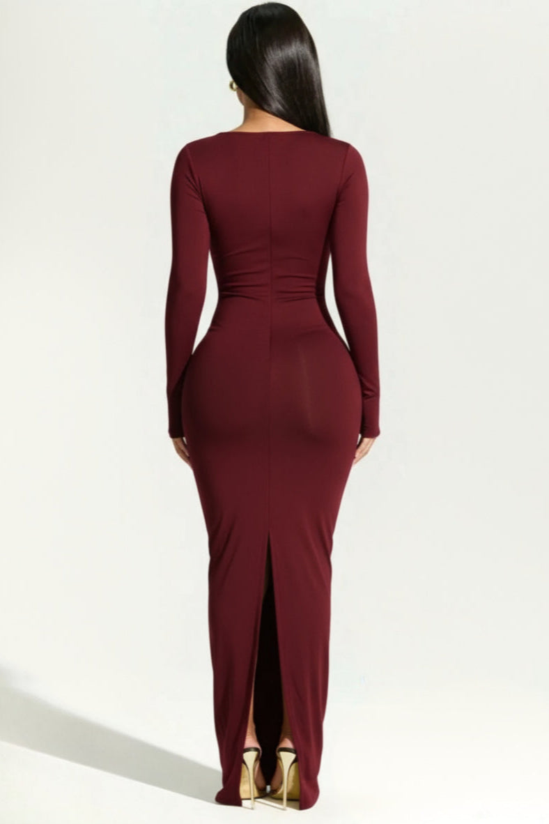 Drop Neck Luxe Dress