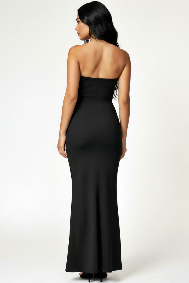 Sleek Strapless Dress