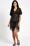 Lace Fringe Cover-Up