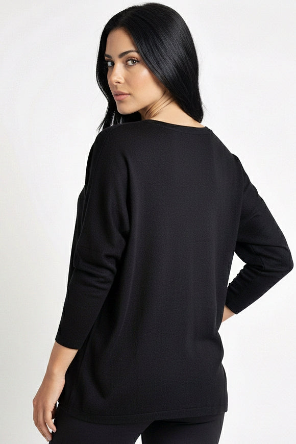 Knitted Long Sleeve Pull Over