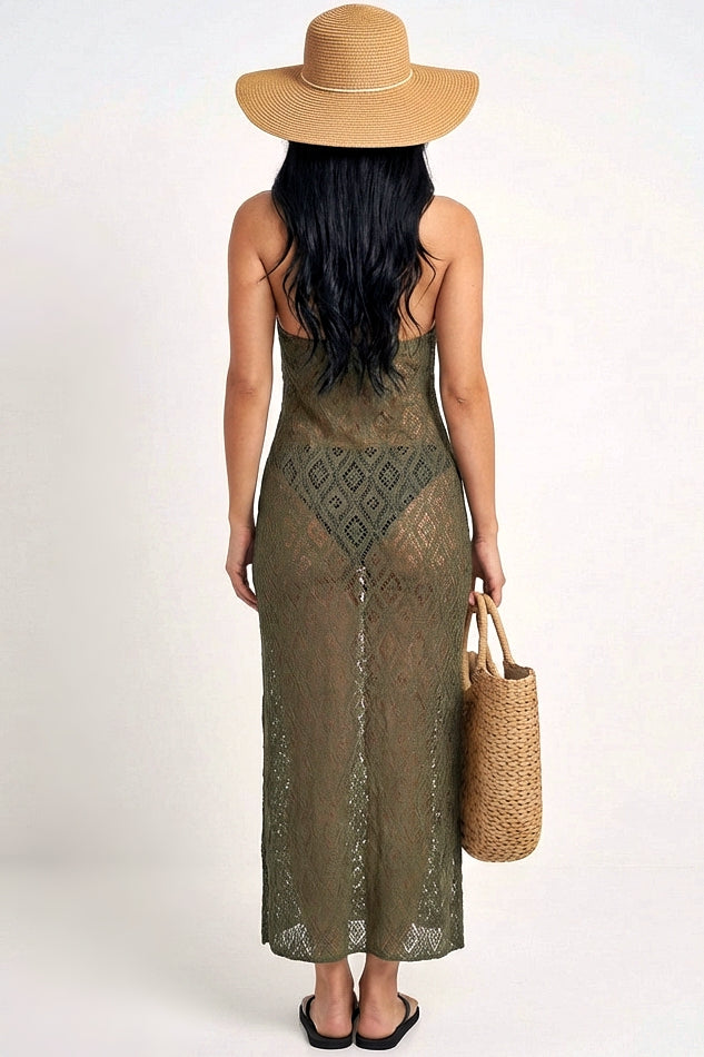 Eclipse Crochet Maxi Dress