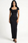 Noir Embrace Maxi Dress