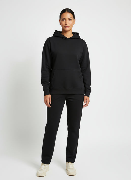Hoodie + Straight Leg Sweat Pants Sets