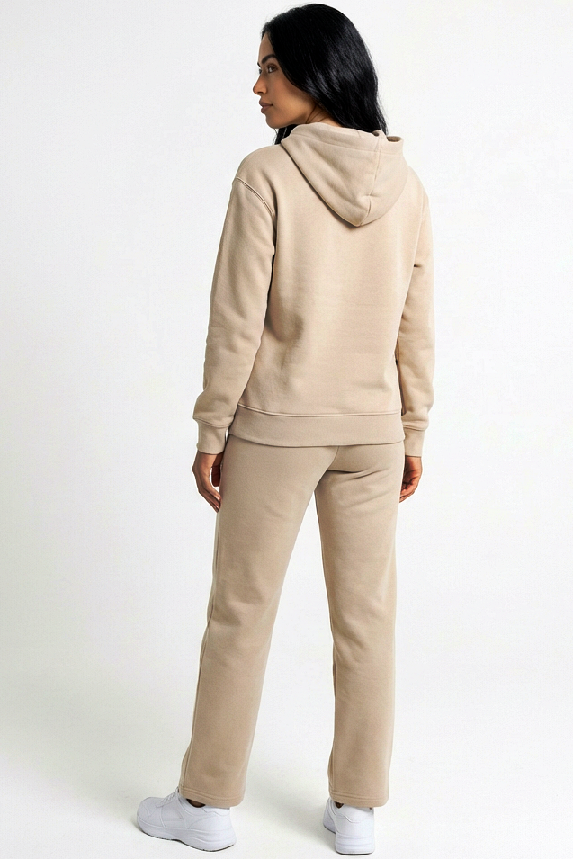 Hoodie + Straight Leg Sweat Pants Sets