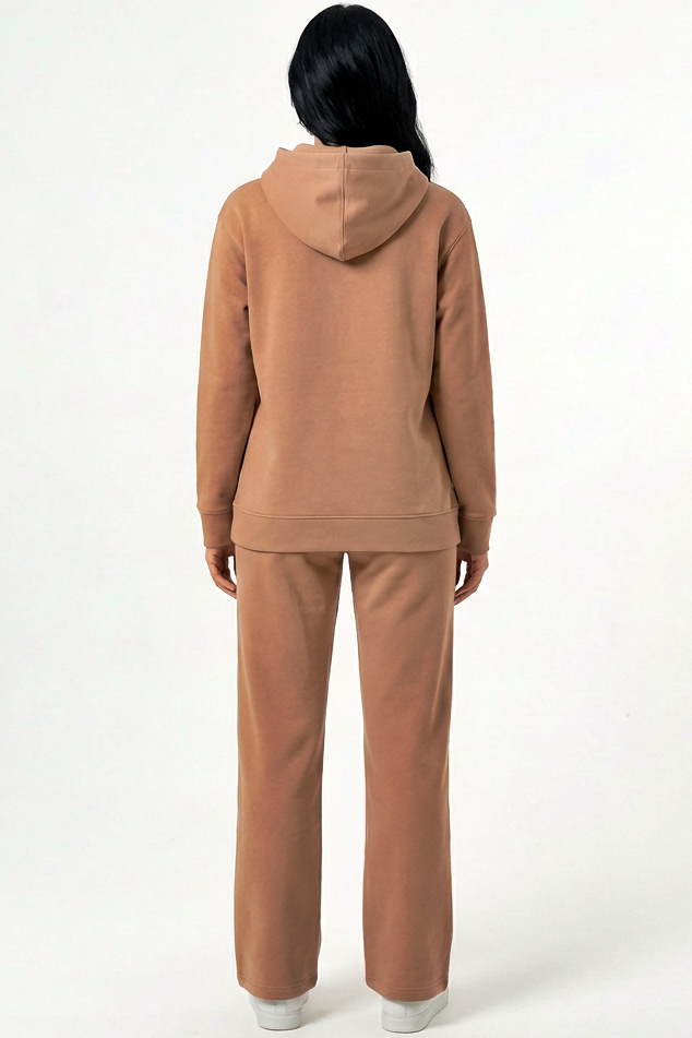 Hoodie + Straight Leg Sweat Pants Sets