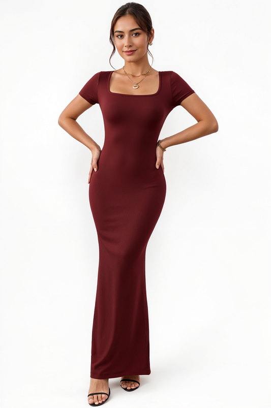 Noir Embrace Maxi Dress