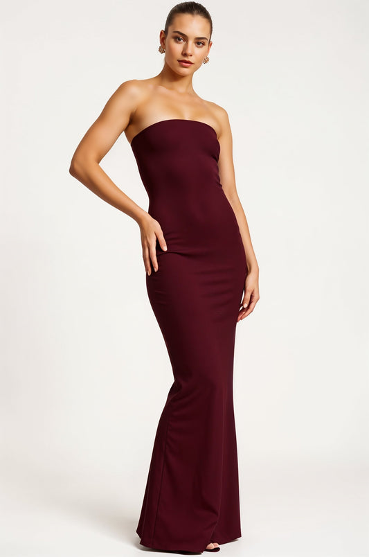 Sleek Strapless Dress