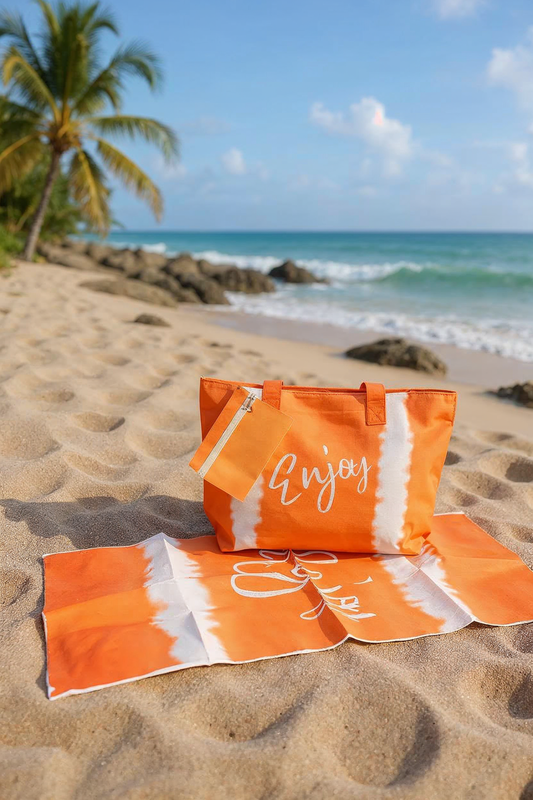 Beach Mat + Handbag Set