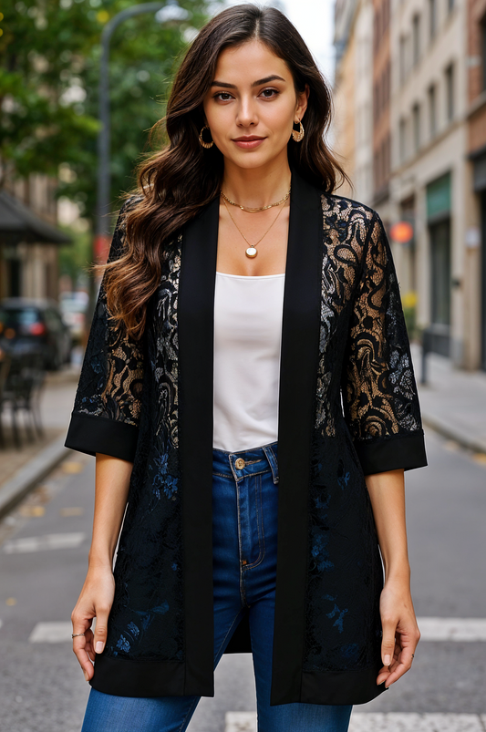 Midnight Glamour Kimono