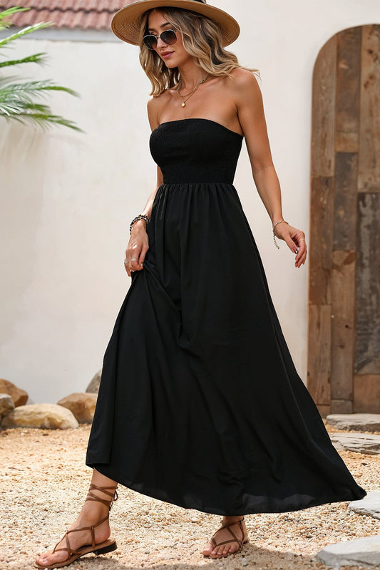 Midnight Breeze Maxi Dress