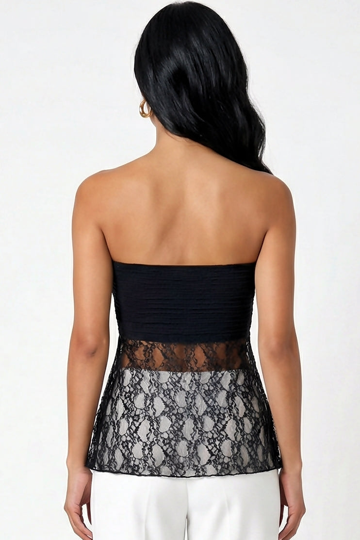 Lace Tube Top