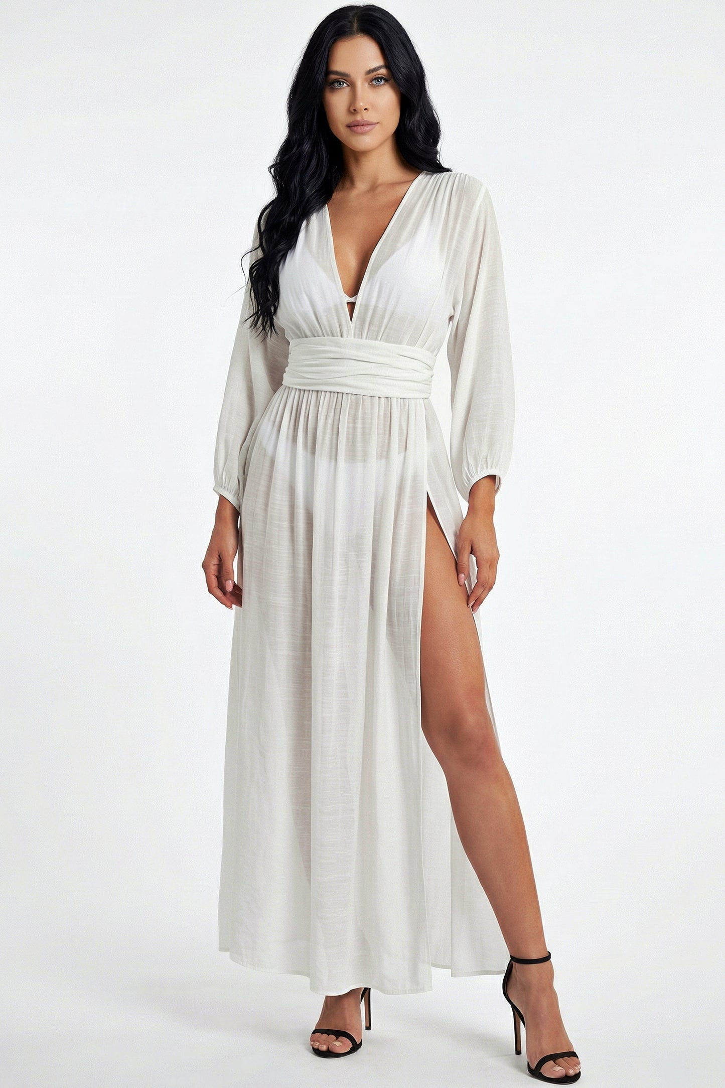 Linen Maxi Dress