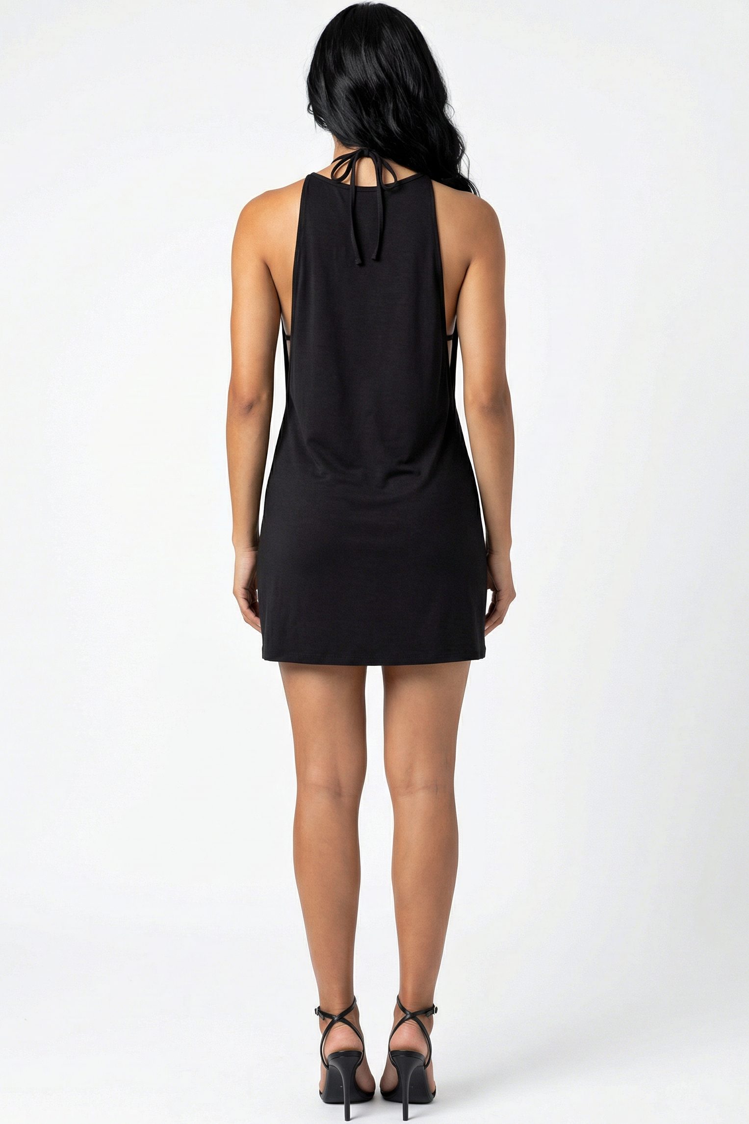 Breezy Cutout Swing Dress