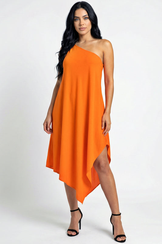 Asymmetrical Wrap Dress