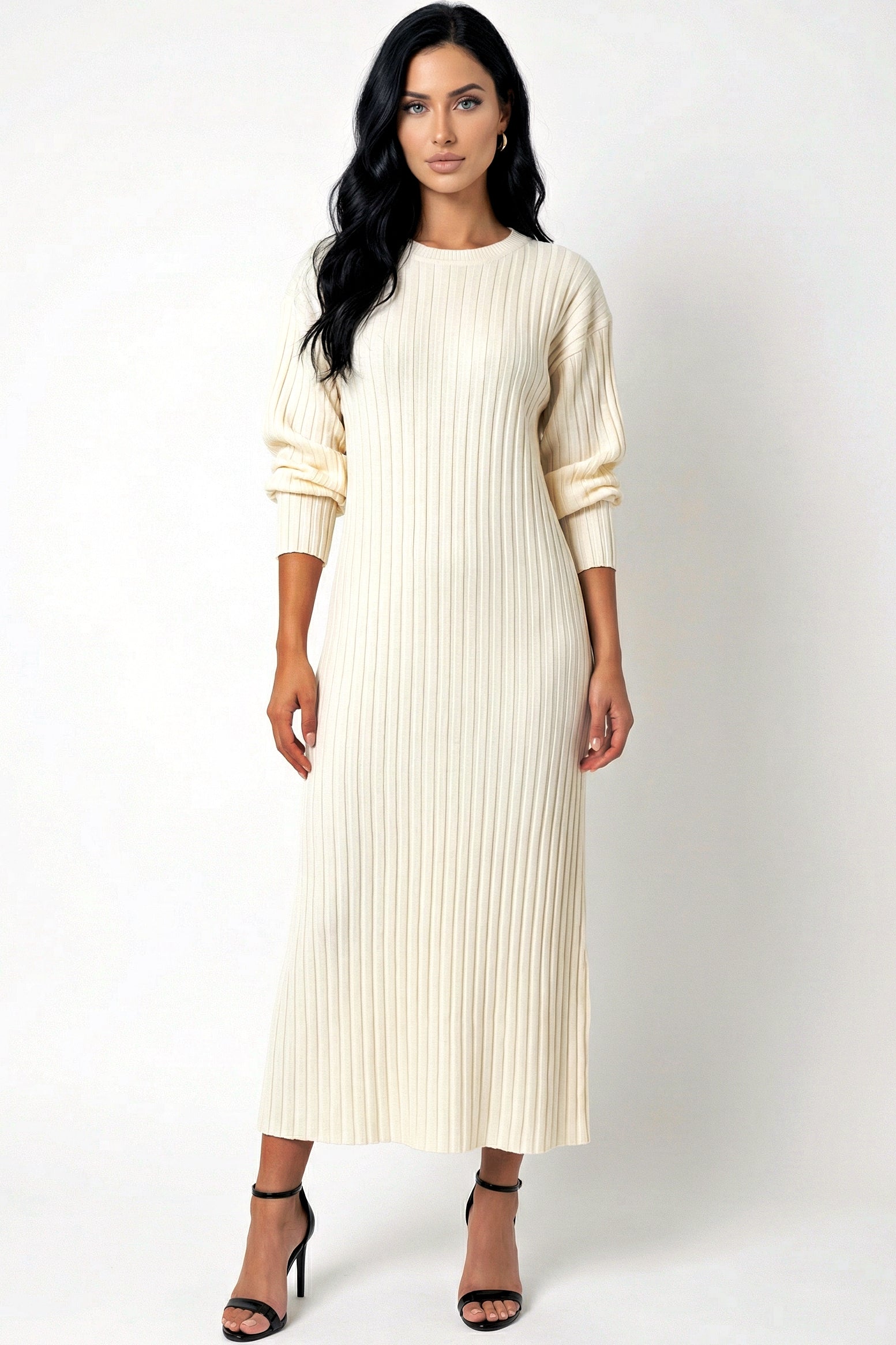 Knit Wrap Dress