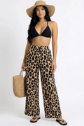 Wild Elegance Satin Palazzo Pants
