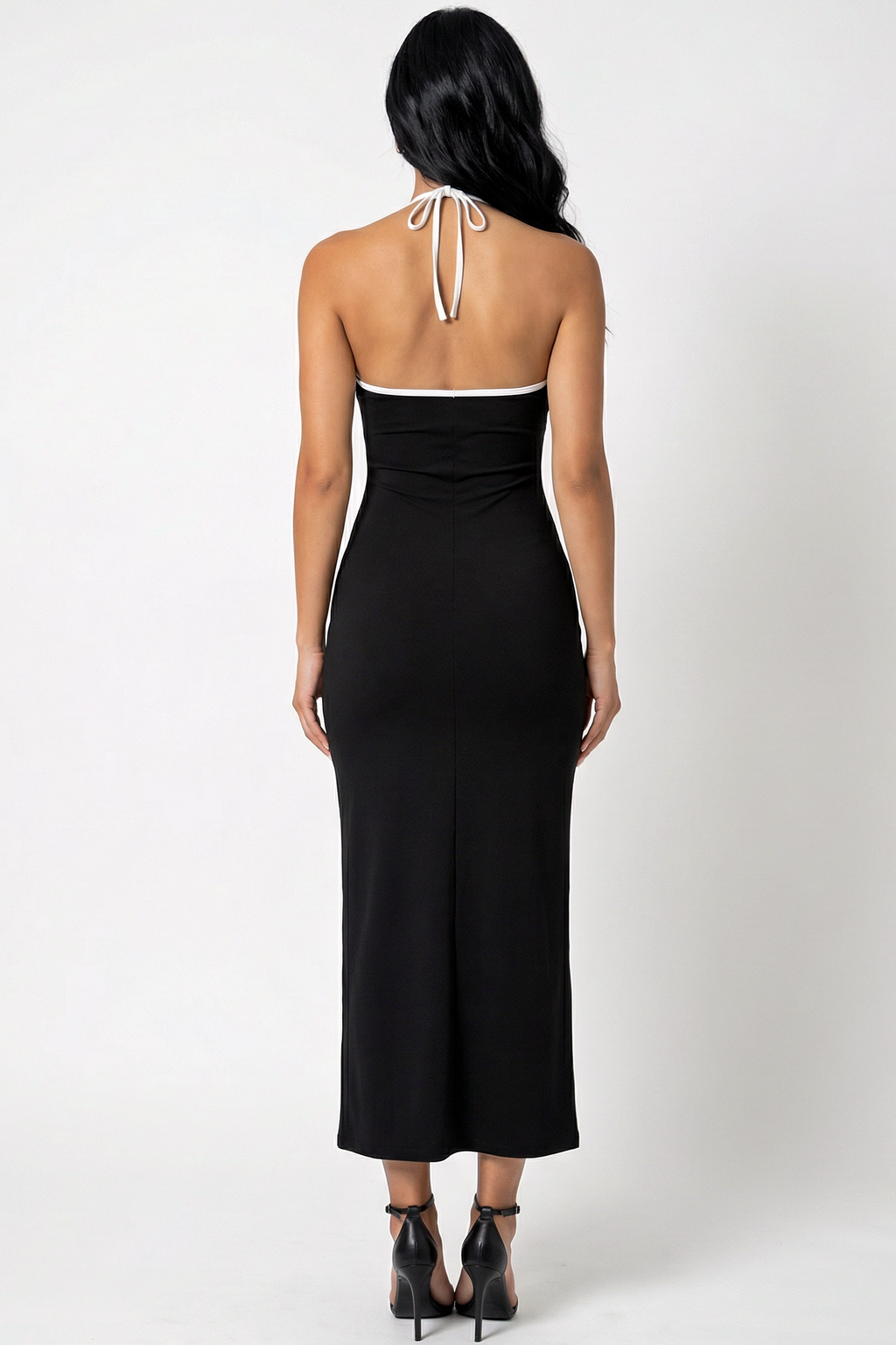Midnight Allure Strapless Dress