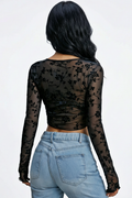 Blossom Mesh Top