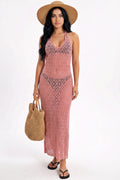 Eclipse Crochet Maxi Dress