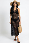 Eclipse Crochet Maxi Dress