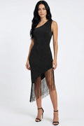 Enchanted Noir Glitter Dress