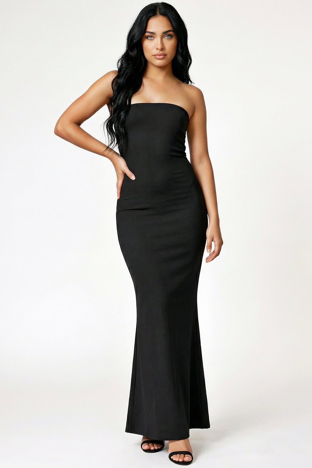 Sleek Strapless Dress