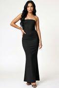Sleek Strapless Dress