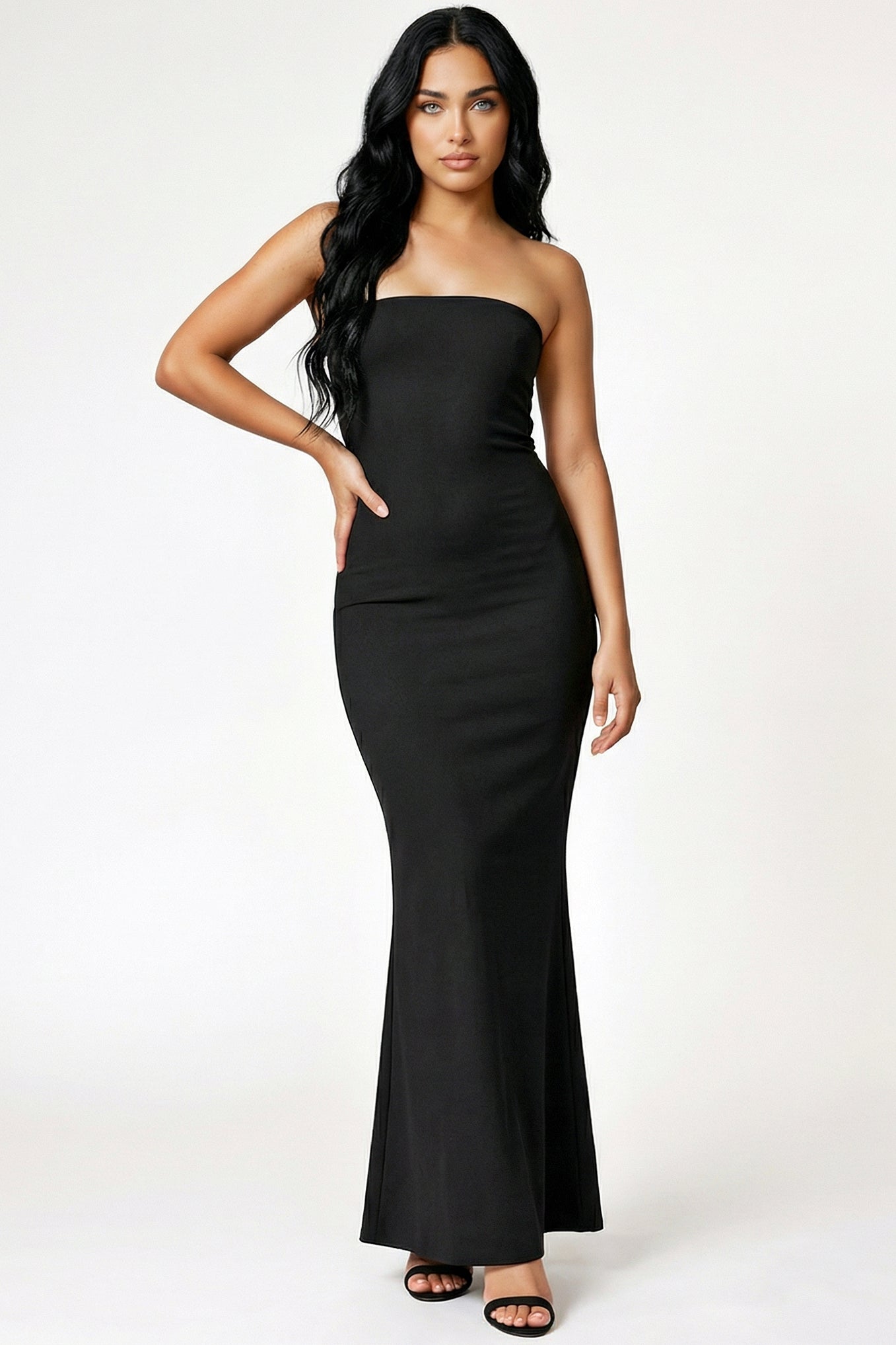 Sleek Strapless Dress