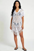 Lace Fringe Cover-Up