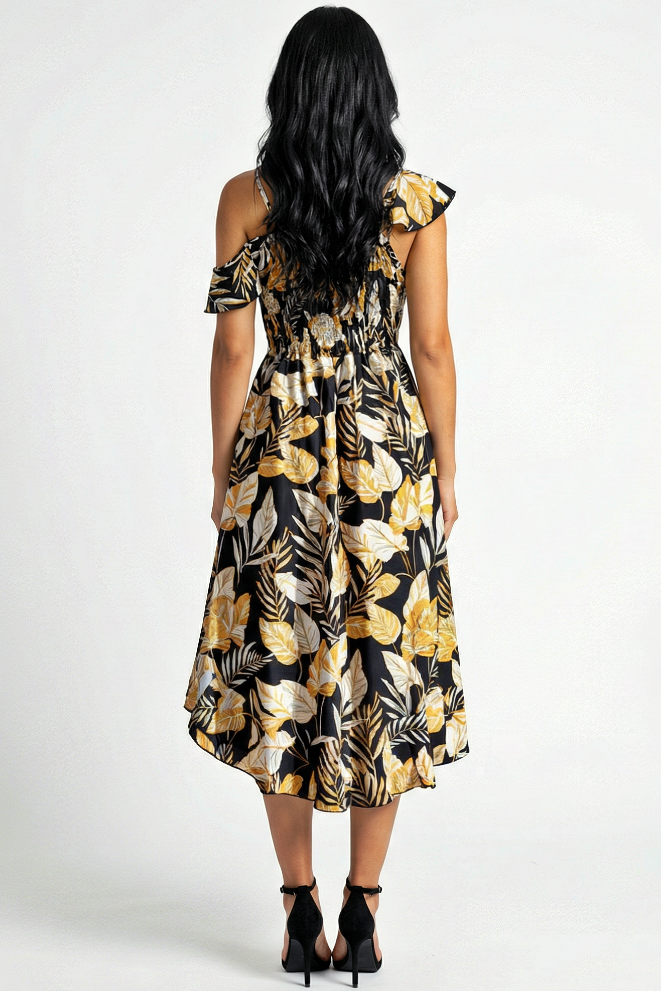 Leaf Pattern Dress