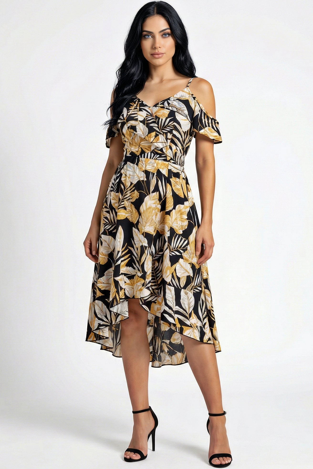 Leaf Pattern Dress
