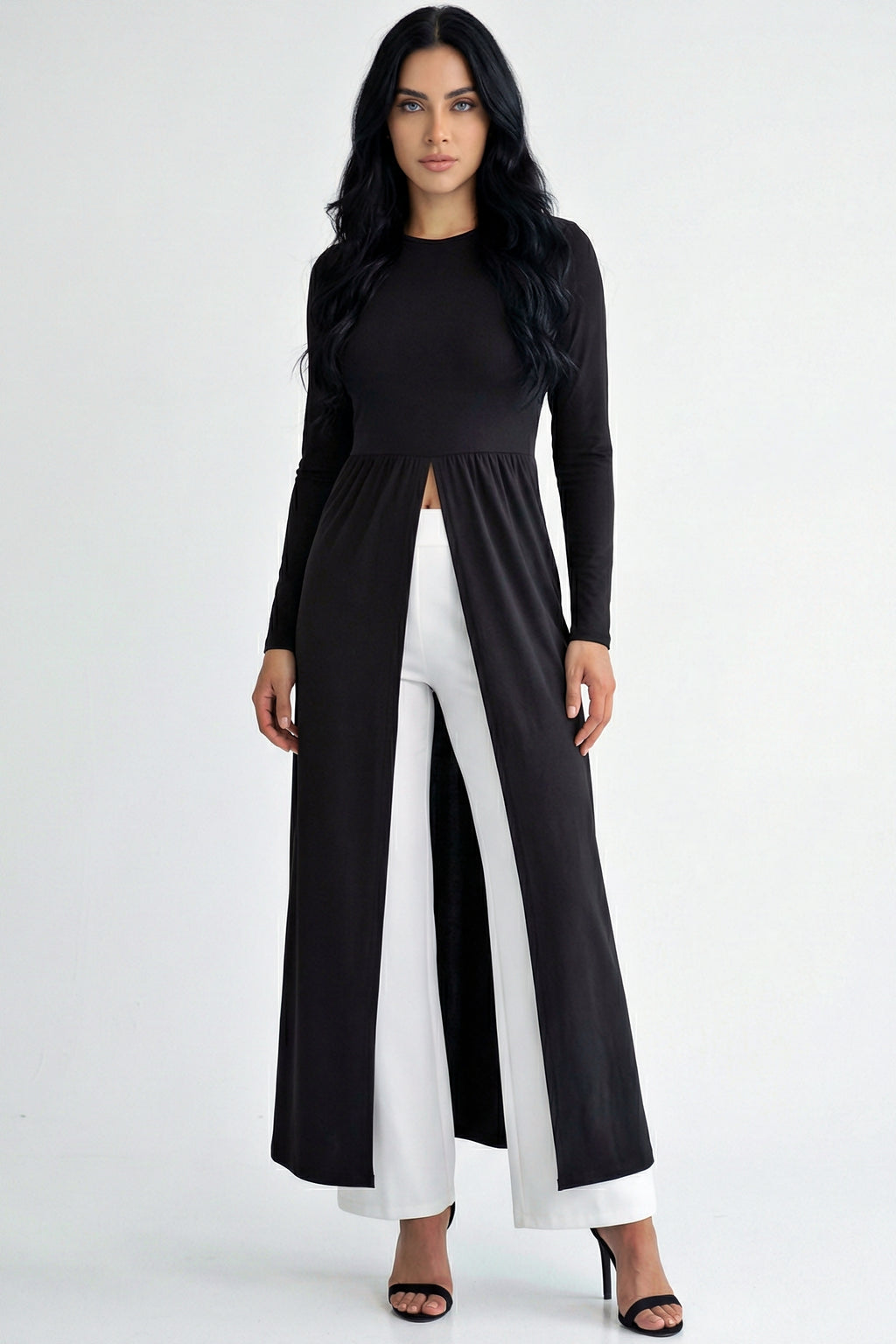 Long-Sleeved Tunic Top