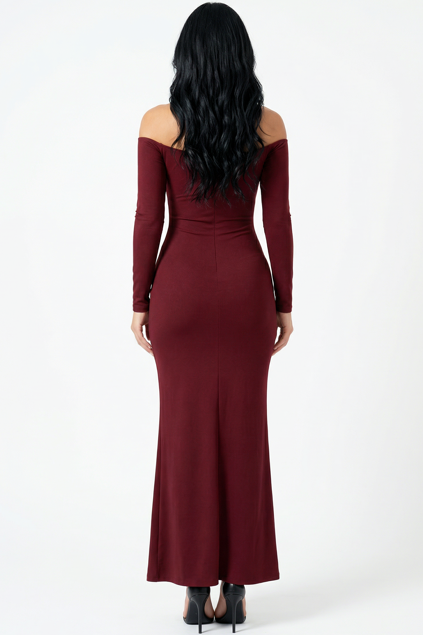 Sleek Off-Shoulder Dress